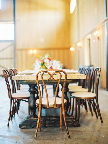 Rustic wedding decor