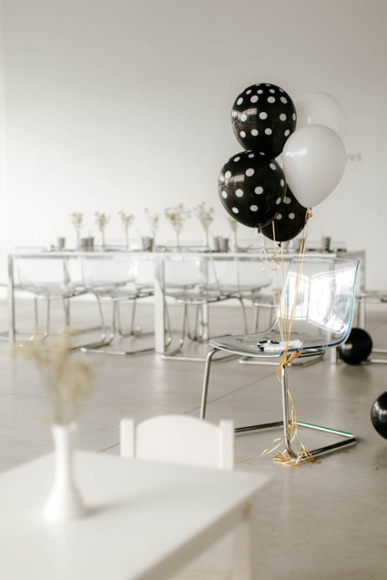 black and white kitty birthday