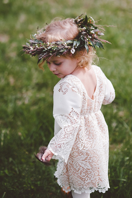 Bohemian flower girl