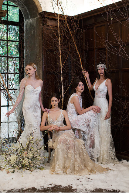 Claire Pettibone Fall 2016 wedding dress Inspiration