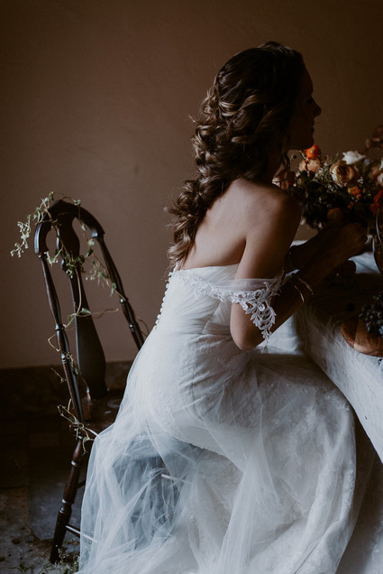 By Lillian West wedding gown