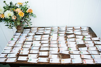 Wedding place cards