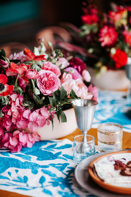 Colorful day of the dead party