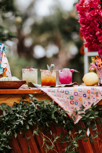 Colorful day of the dead party