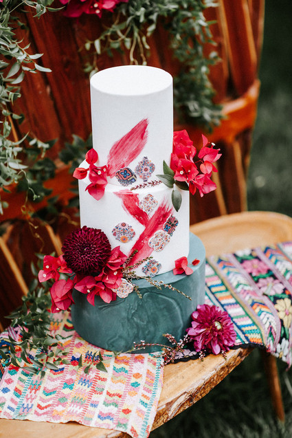 Colorful day of the dead party