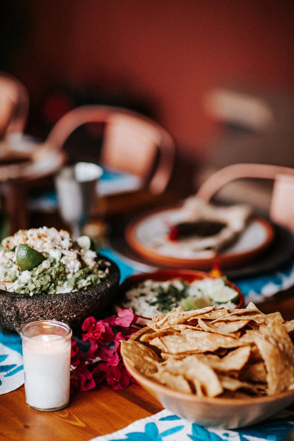 Colorful day of the dead party