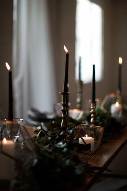 Dark and moody wedding inspiration