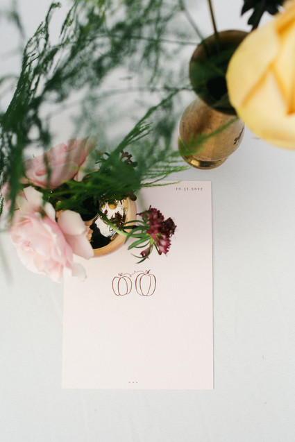 Halloween themed wedding