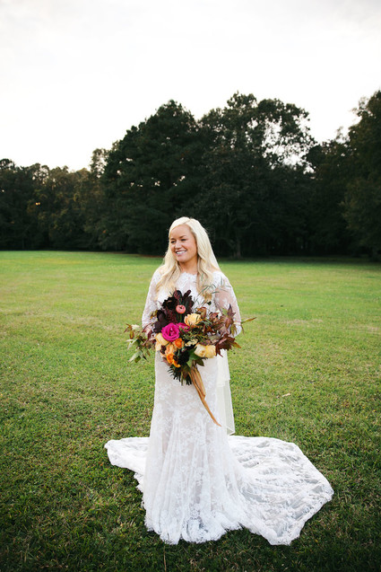 Fall bridal bouquet