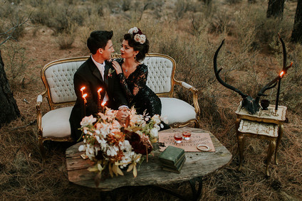 Enchanted Halloween wedding inspiration Inspiration