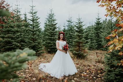 Fall farm wedding