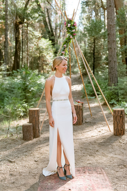 Modern wedding dress