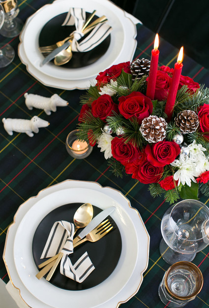 holiday tablescape