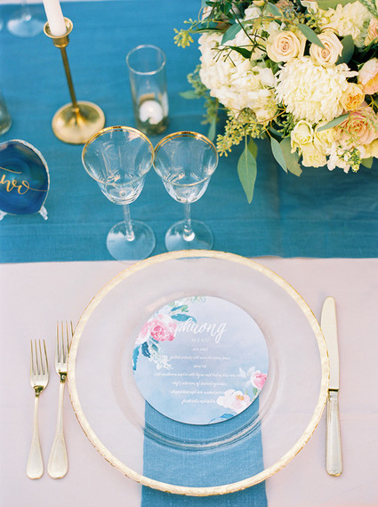 Modern wedding decor