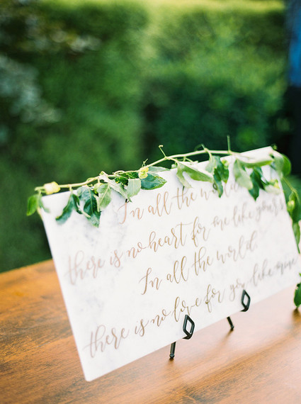 Wedding signage