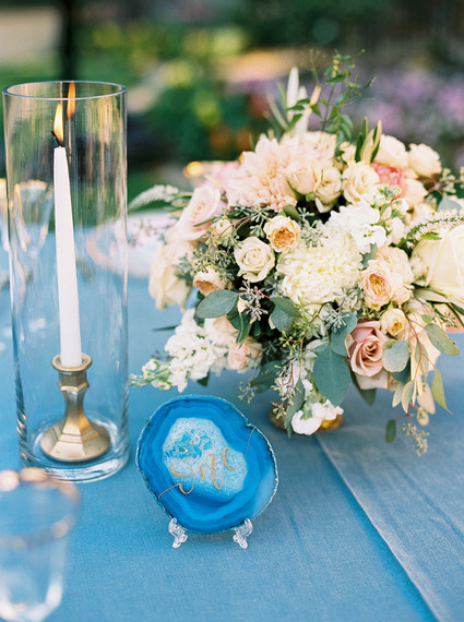 Geode table number Inspiration