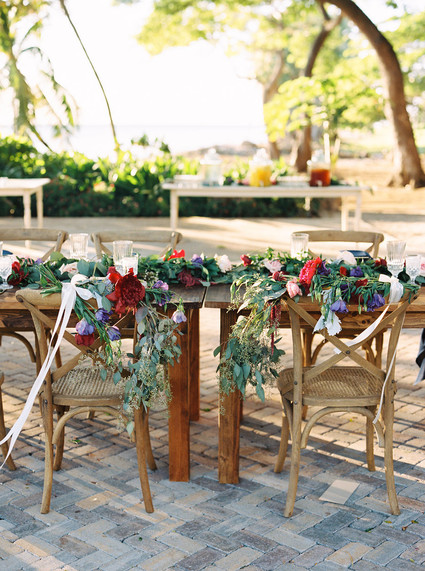 Fall wedding decor