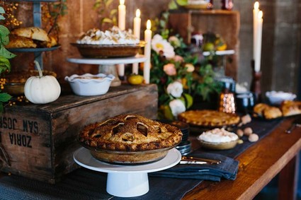 Thanksgiving pie table Inspiration
