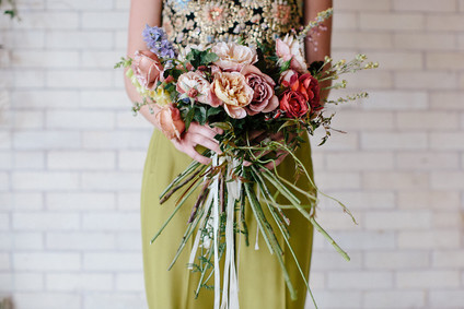 Modern bridal bouquet