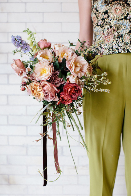 Modern bridal bouquet