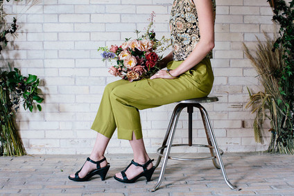 Modern bridal bouquet