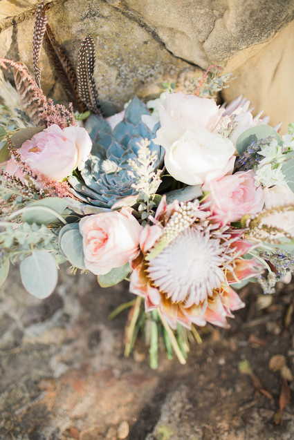 Summer bridal bouquet