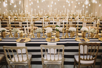 Magical wedding lighting