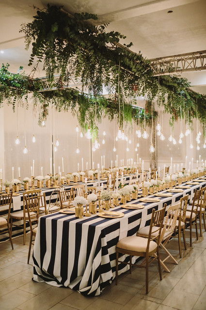 Magical wedding lighting