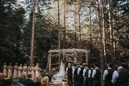 Forest wedding in Portland