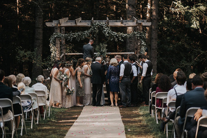 Forest wedding in Portland