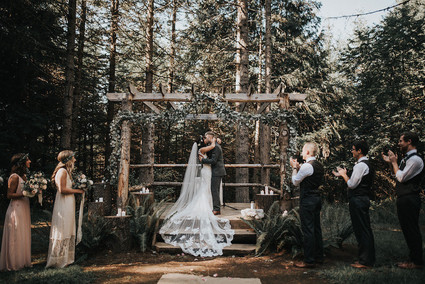 Forest wedding in Portland