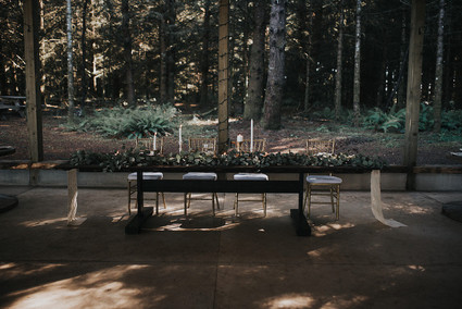 Forest wedding in Portland Inspiration