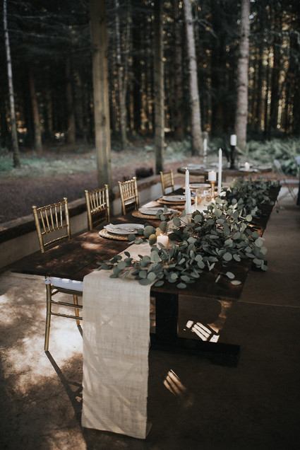 Forest wedding in Portland Inspiration