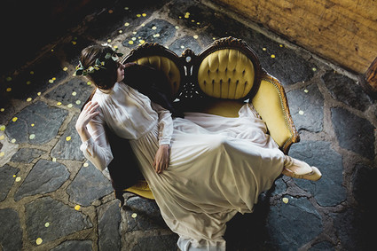 Rustic Thanksgiving wedding in the forest