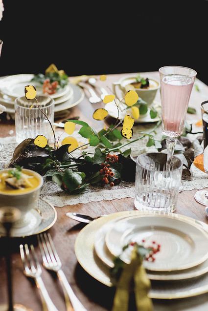 Rustic Thanksgiving wedding in the forest Inspiration