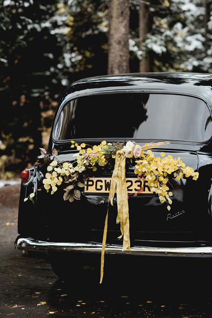 Rustic Thanksgiving wedding in the forest
