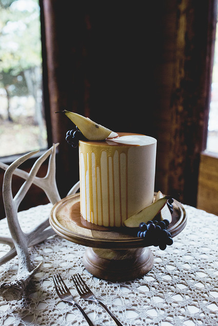 Rustic Thanksgiving wedding in the forest