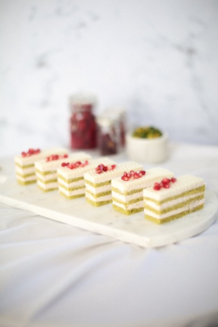 Modern wedding desserts