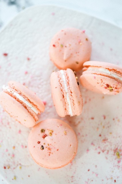 Pink macaroons