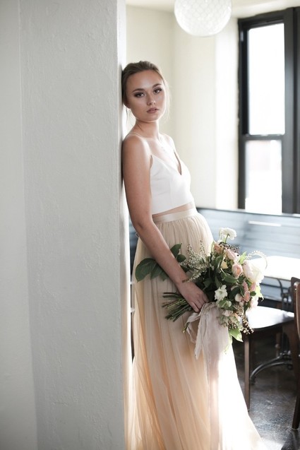 Modern Alexandra Grecco bridal attire