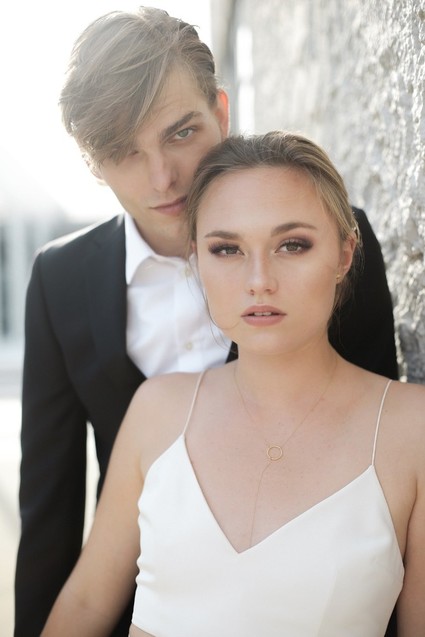 Modern Alexandra Grecco bridal attire