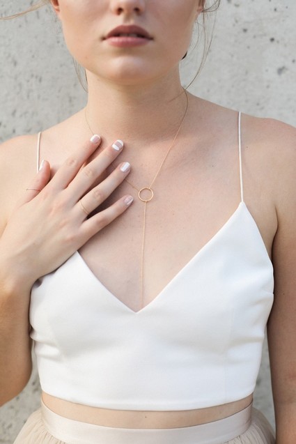 Modern Alexandra Grecco bridal attire