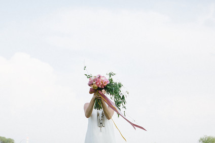 Pink bridal bouquet