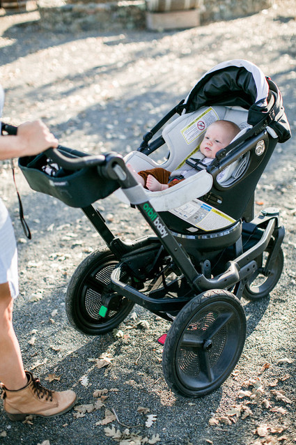 A day at a vineyard with Orbit stroller