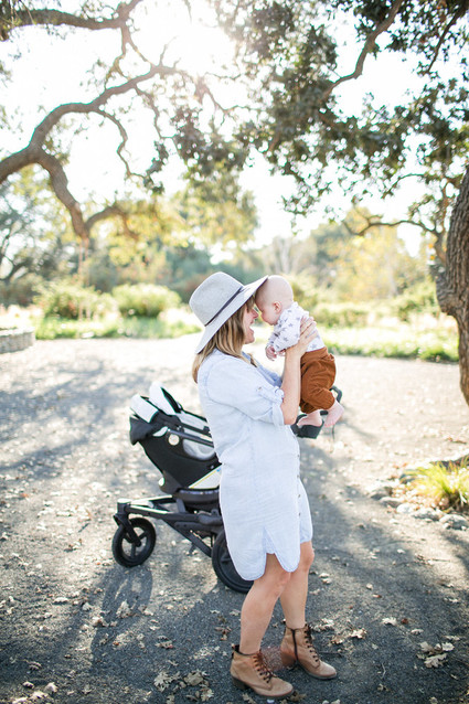 A day at a vineyard with Orbit stroller