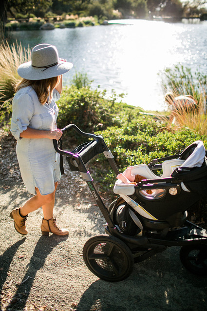A day at a vineyard with Orbit stroller