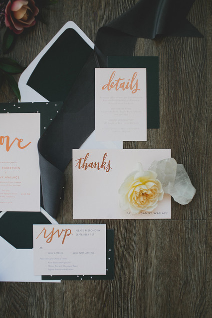 Winter wedding invitations