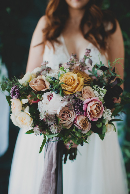 Winter bridal bouquet