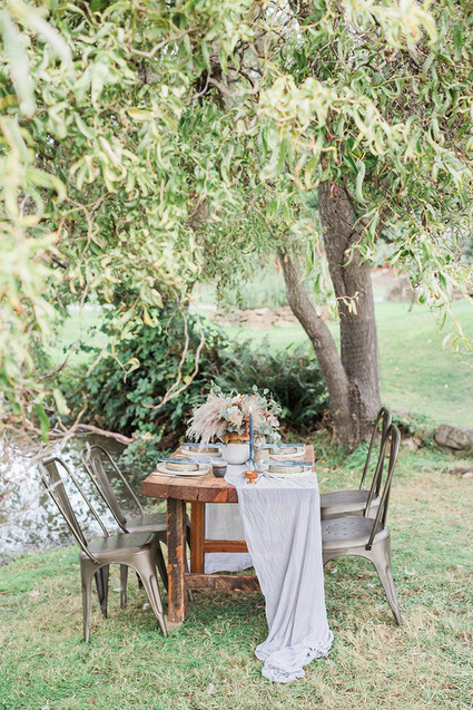 Indigo coastal wedding inspiration
