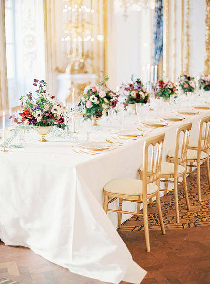 Elegant Marie Antoinette inspired wedding